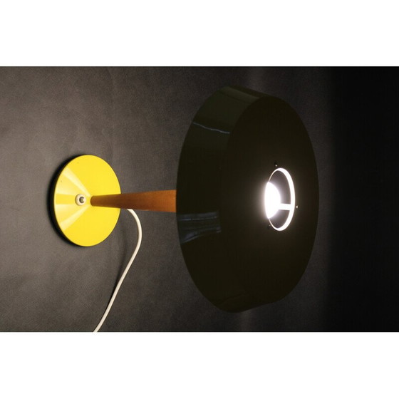 Image 1 of Vintage gele tafellamp van Kamenicky Senov, Tsjecho-Slowakije 1970