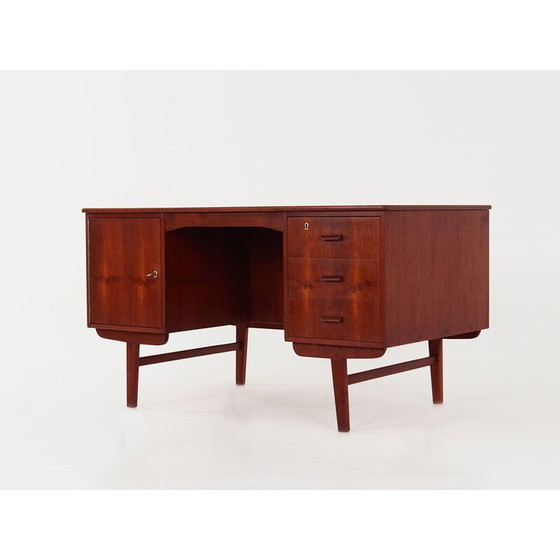 Image 1 of Scandinavisch teakhouten bureau, 1970