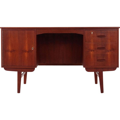 Scandinavisch teakhouten bureau, 1970