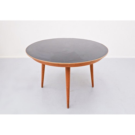 Vintage salontafel model "Dreirundtisch" van Max Bill, Zwitserland 1949