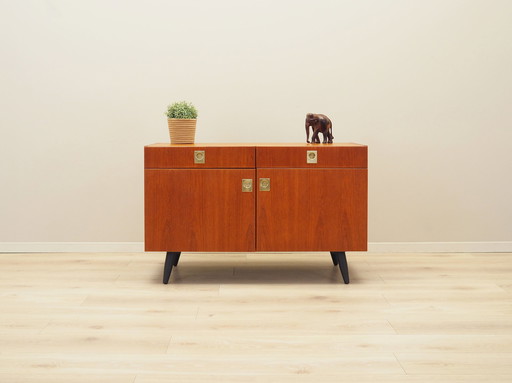 Teak kabinet, Deens ontwerp, 1970S, Productie: Denemarken