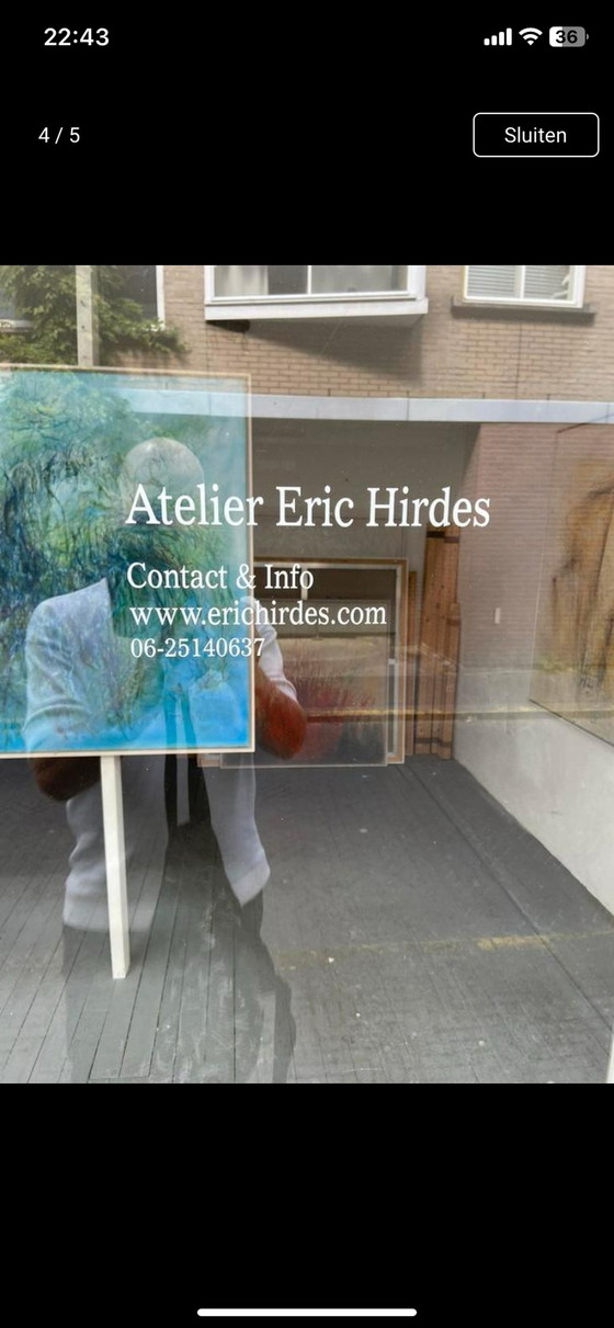 Image 1 of Eric Hirdes schilderij