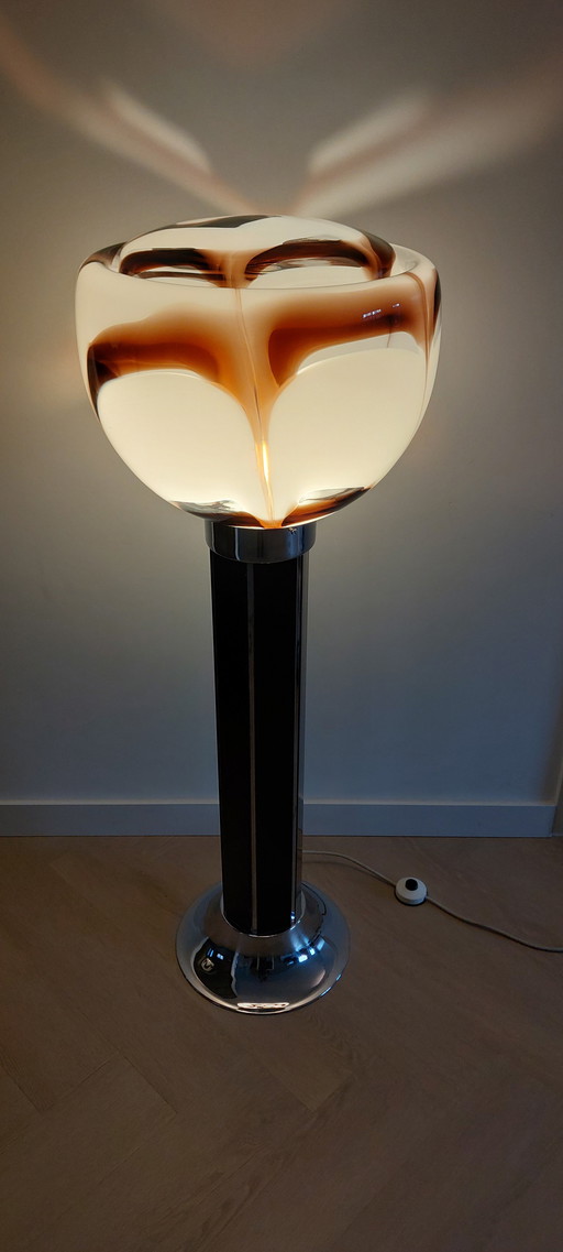 Mazzega Murano vintage jaren zestig vloerlamp