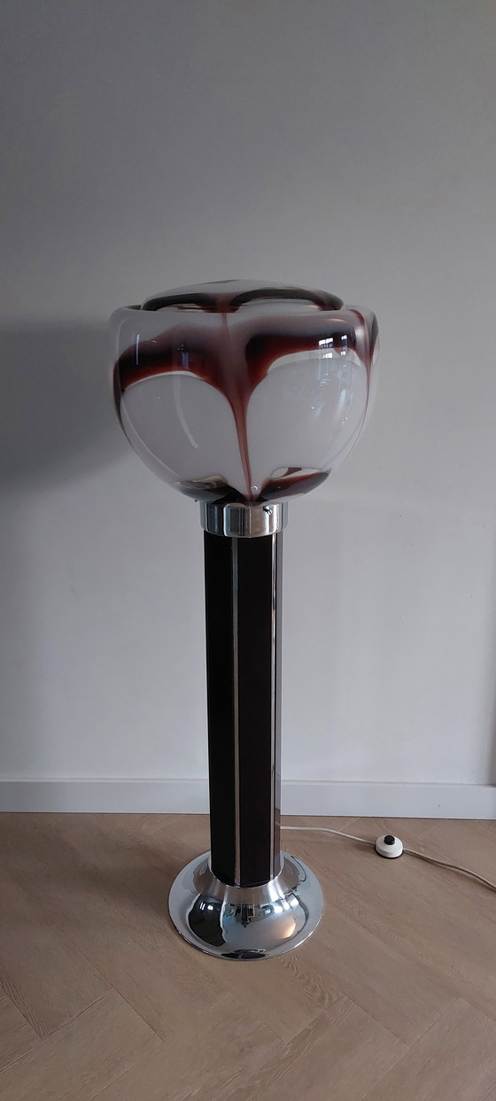 Image 1 of Mazzega Murano vintage jaren zestig vloerlamp
