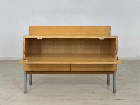 Image 1 of Mid Century lowboard ladekast dressoir kast hal kast vintage