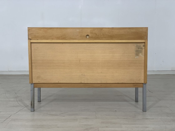 Image 1 of Mid Century lowboard ladekast dressoir kast hal kast vintage