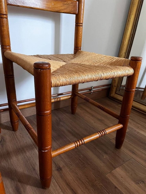 Image 1 of Paar houten stoelen