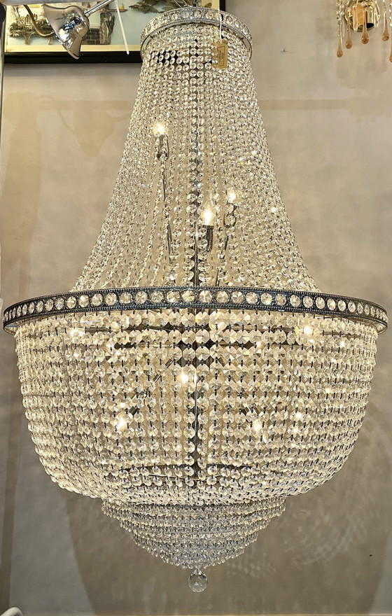 Image 1 of Design Cristallstrass Xxxl Kroonluchter Chrome Kristallen Hanglamp 