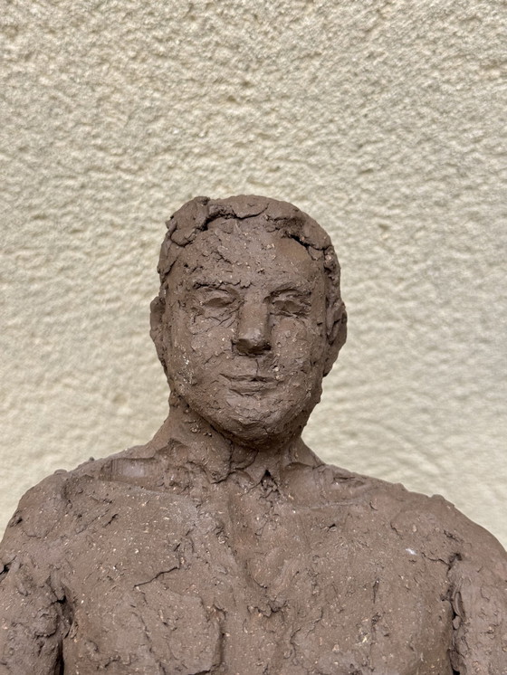 Image 1 of Een koppel (Terracotta) - Yolande Ide (1931)