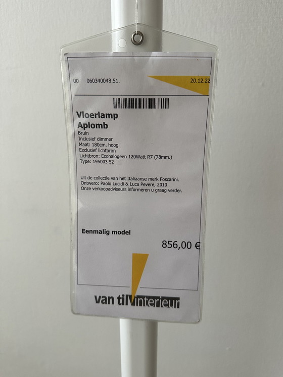 Image 1 of Foscarini Aplomb Designlamp Met Dimmer (Nieuw)