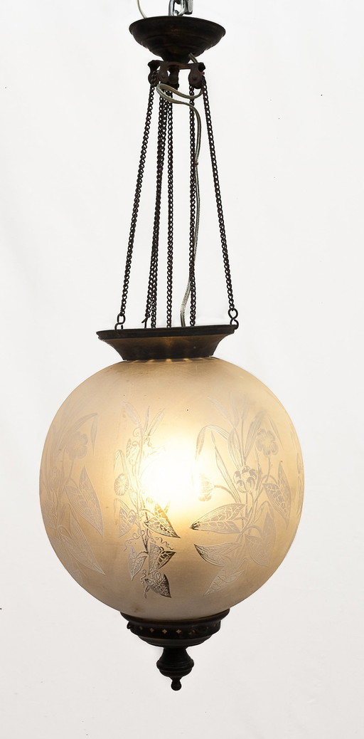 Art Nouveau hanglamp, 1900