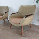 2x Vintage fauteuils