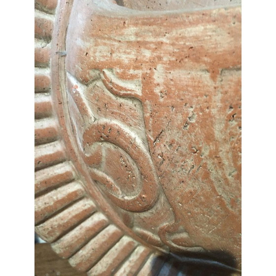 Image 1 of Paar vintage terracotta wandlampen