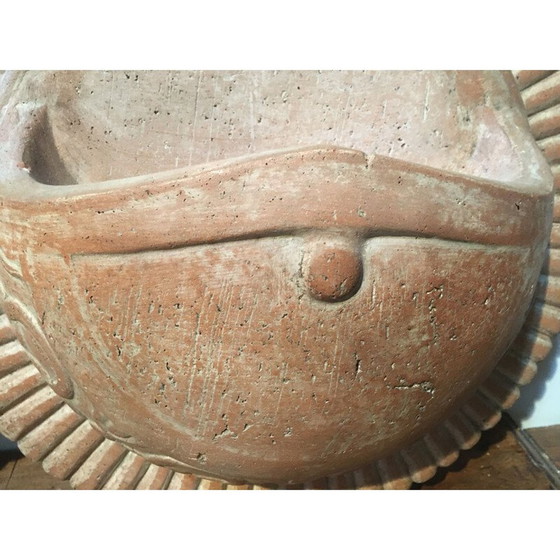 Image 1 of Paar vintage terracotta wandlampen