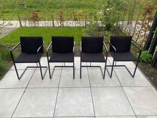 8x Hennie De Jong Eetkamerstoelen