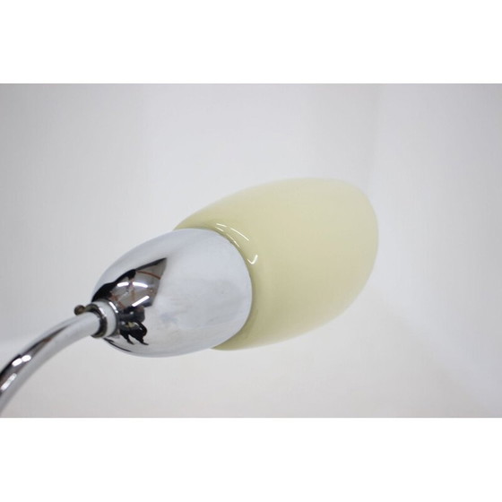 Image 1 of Vintage kroonluchter van glas en metaal, Tsjecho-Slowakije 1970