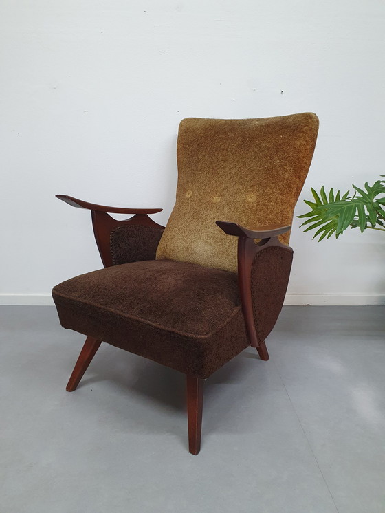 Image 1 of Mid-Century Deens Design Fateuil. Jaren 60 Armchair/Stoel. 