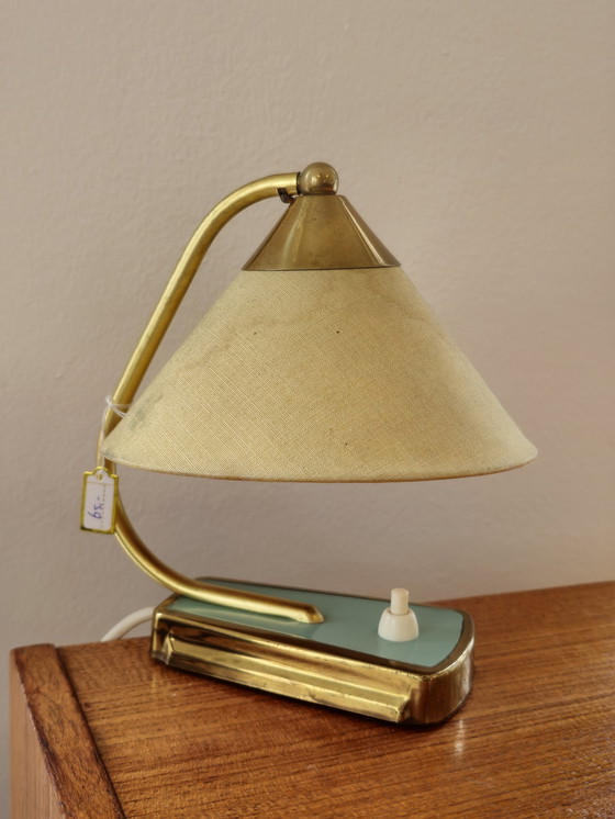 Image 1 of Vintage Tafellampje Tafellamp Bedlampje Bureaulamp  