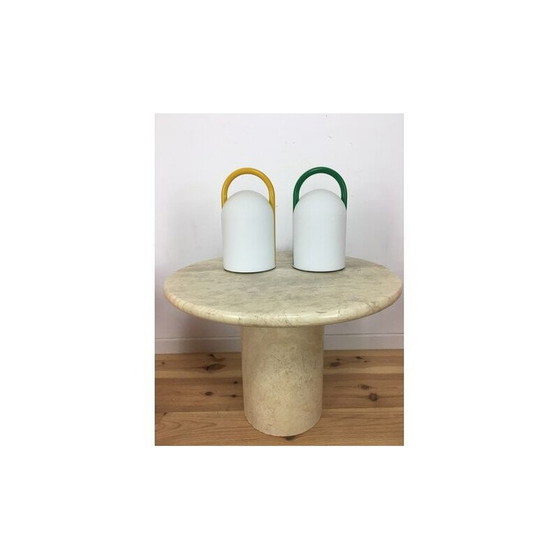 Image 1 of Paar vintage Tender lampen van Romolo Lanciani voor Tronconi, 1980