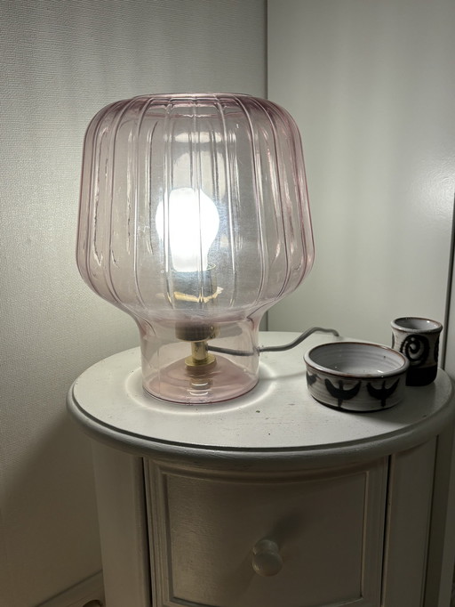 1X Blush / Copper Glas Tafellamp Van Made.Com