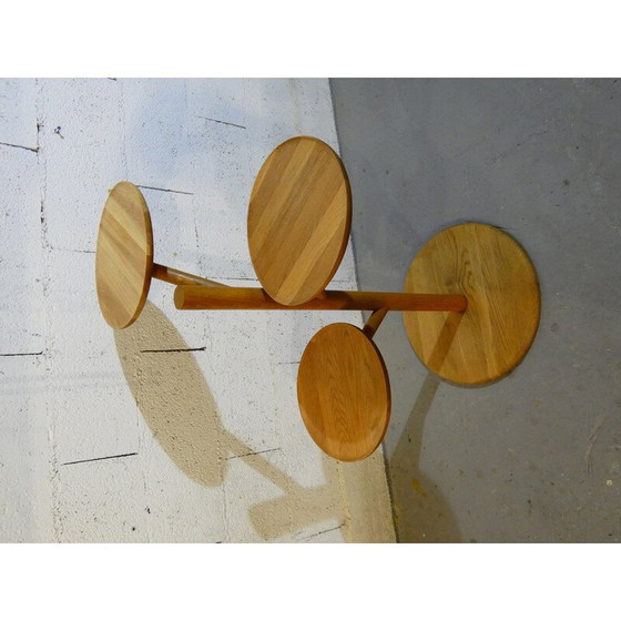 Image 1 of Vintage objecthouder in massief eiken voor Habitat, 1980