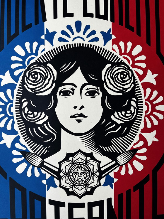 Image 1 of GEHOORZAAM Shepard Fairey 2020 — Liberté, Égalité, Fraternité