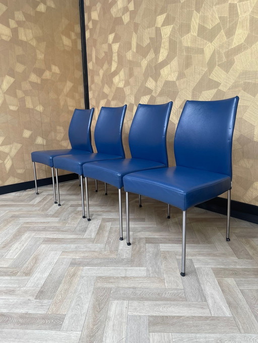 4x Bert Plantagie Spargo design eetkamerstoelen