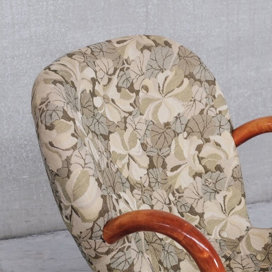 Image 1 of Mid Century Deense Clam fauteuil van Arnold Madsen, 1950