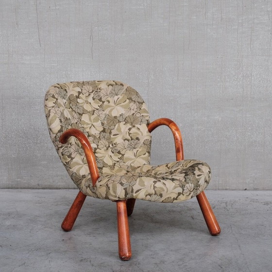 Image 1 of Mid Century Deense Clam fauteuil van Arnold Madsen, 1950