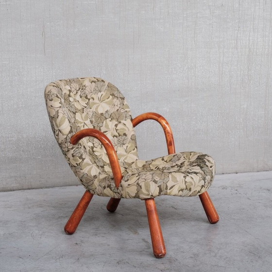 Image 1 of Mid Century Deense Clam fauteuil van Arnold Madsen, 1950