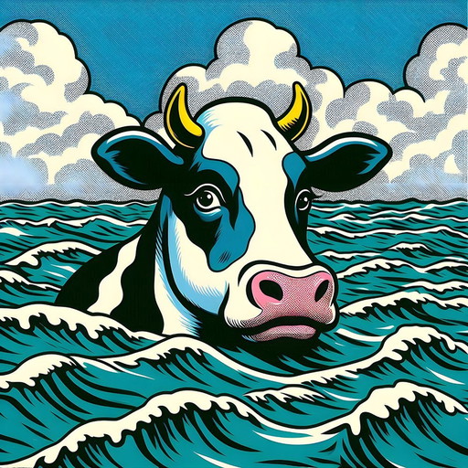 Poster/Banner 'Sea Cow'