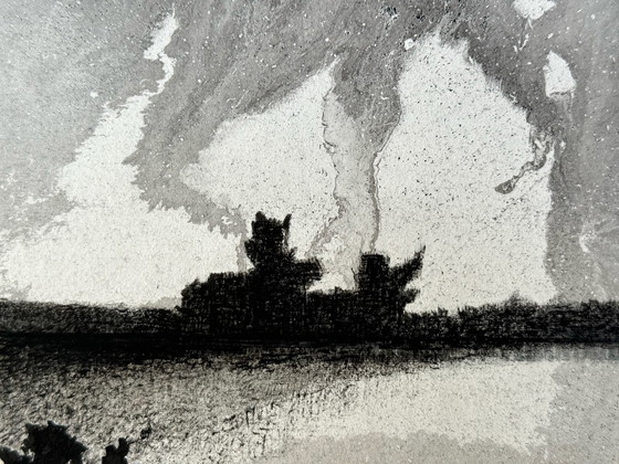 Image 1 of Inktlandschap (1975) - Eugène Eechaut (1928-2019)