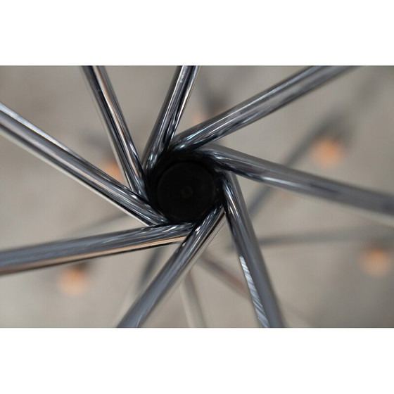 Image 1 of Vintage kapstok van ijzer en hout voor Zanotta, Italië 1970