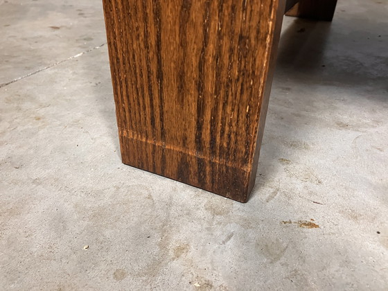 Image 1 of Wenge Salontafel Leisteen Brutalist Mid Century