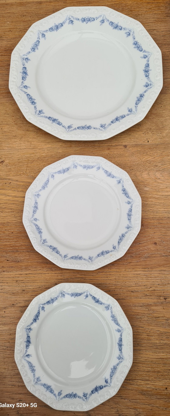 Image 1 of Rosenthal  Maria Weiss Rosenkante Blau