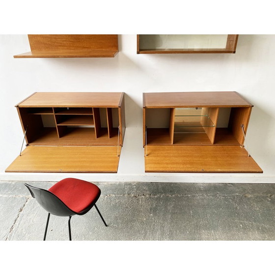 Image 1 of Vintage drijvende drankenkast door Beaver en Tapley, 1960