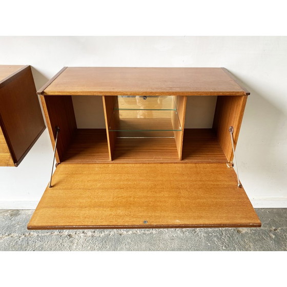 Image 1 of Vintage drijvende drankenkast door Beaver en Tapley, 1960