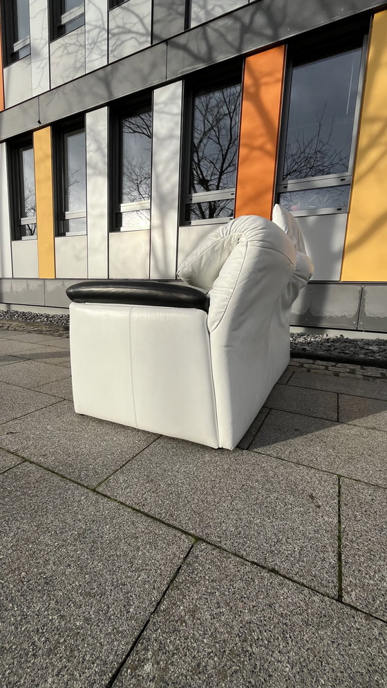 Image 1 of Cor Design Sofa leer zwart-wit