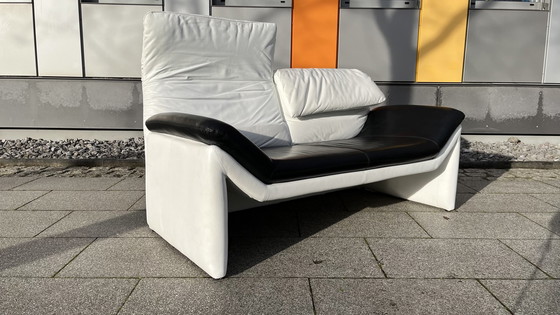 Image 1 of Cor Design Sofa leer zwart-wit