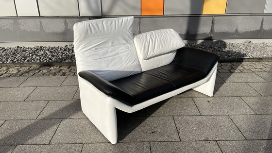 Image 1 of Cor Design Sofa leer zwart-wit