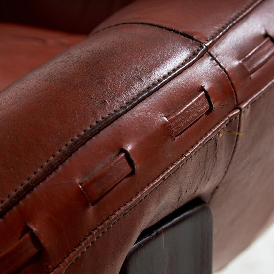 Image 1 of Vintage loungestoel in Braziliaans leer van Jean Gillon voor Probel, 1960