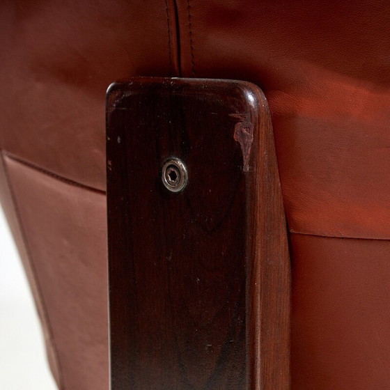 Image 1 of Vintage loungestoel in Braziliaans leer van Jean Gillon voor Probel, 1960