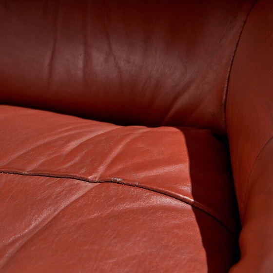 Image 1 of Vintage loungestoel in Braziliaans leer van Jean Gillon voor Probel, 1960