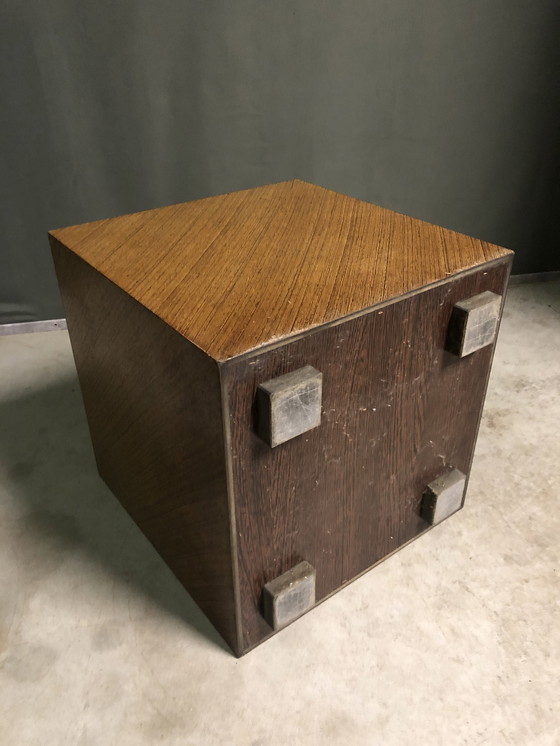 Image 1 of Studio Parade Minimalistische houten fauteuils en tafel.