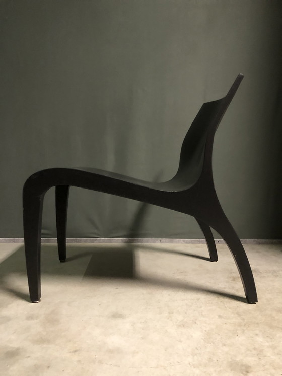 Image 1 of Studio Parade Minimalistische houten fauteuils en tafel.