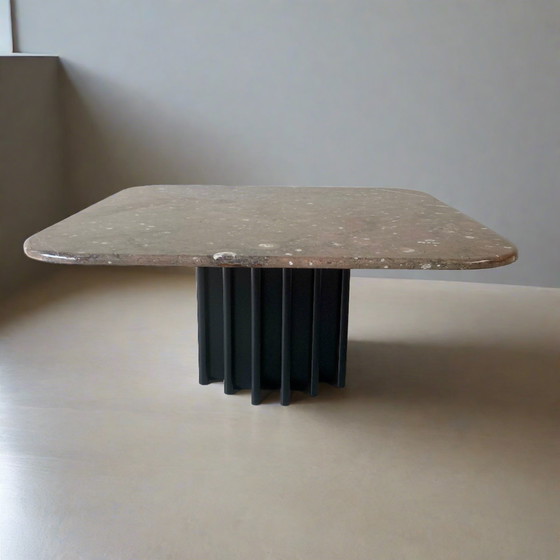 Image 1 of Heinz Lilienthal fossiel design salontafel 1980