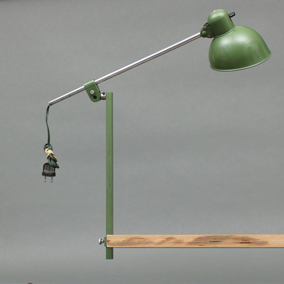 Image 1 of Christian Dell (1893-1974) - Kaiser Idell - Jaren Dertig - Verstelbare Bureaulamp