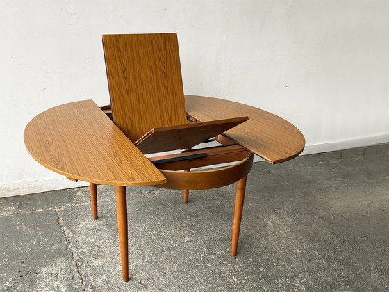 Image 1 of 1960S Mid Century Modern Dining Set Door Schreiber Furniture And Ab Tubular Products