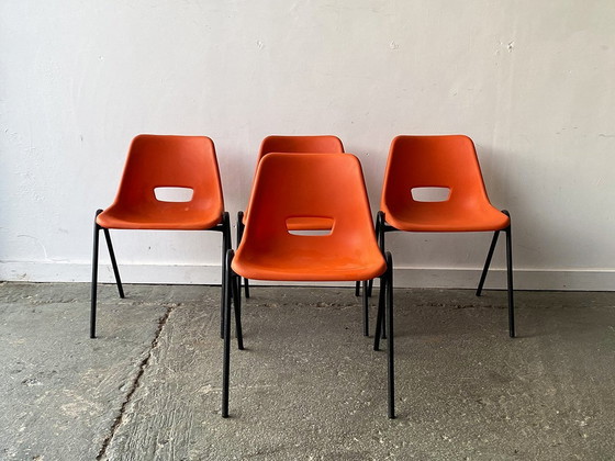 Image 1 of 1960S Mid Century Modern Dining Set Door Schreiber Furniture And Ab Tubular Products