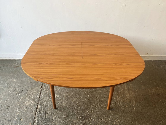 Image 1 of 1960S Mid Century Modern Dining Set Door Schreiber Furniture And Ab Tubular Products